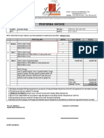 Proforma Invoice: Customer's Confirmation For & On Behalf of Impala Glass Industries LTD