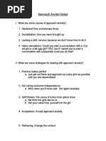 Approach Anxiety