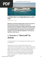 12 Myths About Rajasthan That Every Rajasthani Has to Deal With