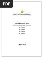 CEB Tariff Proposal