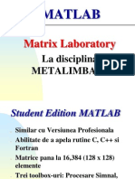 Introducere in Matlab