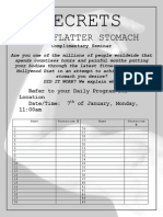 Secrets To A Flatter Stomach - Sign Up