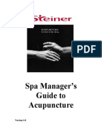 Spa Manager's Guide To The Acupuncture Program V1