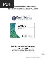 Download TUTORIAL PERHITUNGAN VOLUME SURFACE DENGAN SOFTWARE ARCGIS DAN GLOBBAL MAPPER by Erick Alan SN237590038 doc pdf