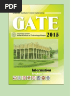 Gate 2015 Notification