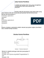 Struktur Kontrol Pemilihan