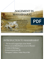 Management in Mahabharat