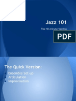 Jazz 101: The 10 Minute Version