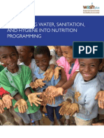Integrating Water, Sanitation, and Hygiene into Nutrition Programming