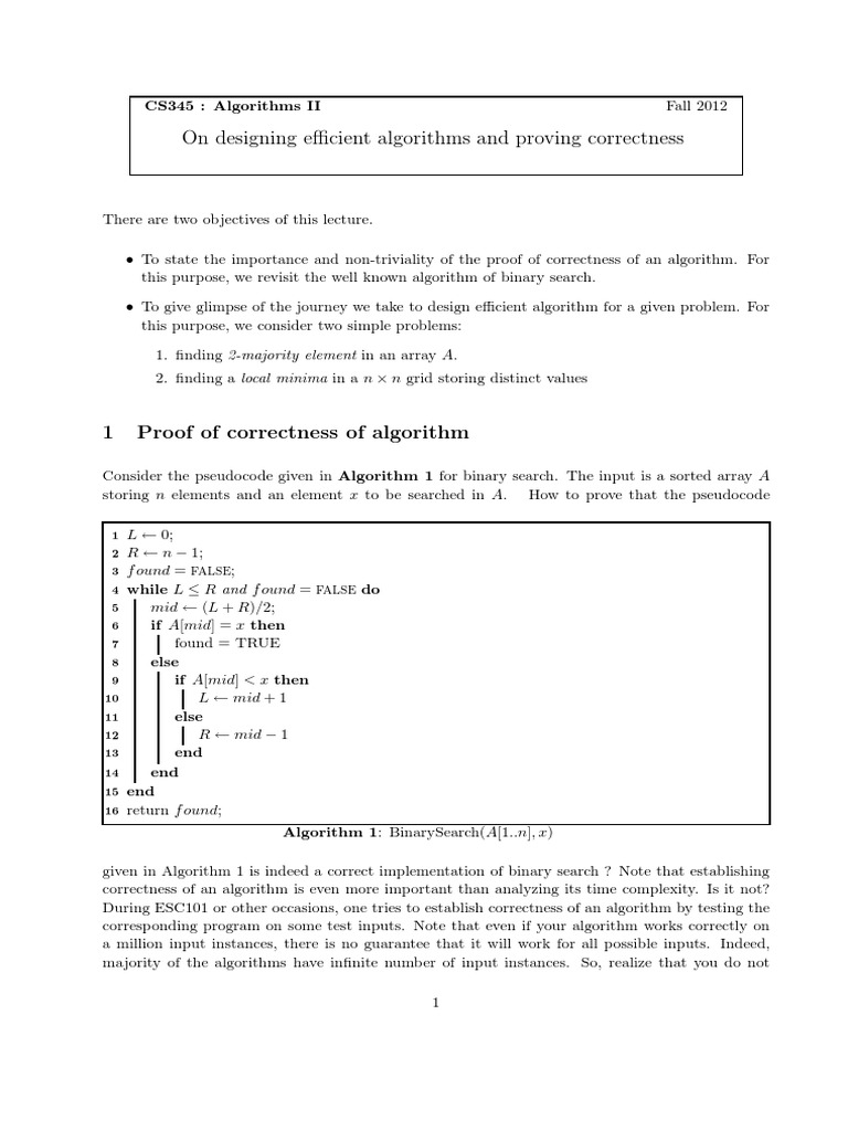 Lecture 4 CS210 2012 PDF | PDF | Matrix (Mathematics) | Algorithms