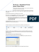 Membuat Form Utk Pengisian Tabel Data