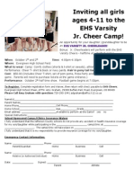 Ehs JR Cheer Camp