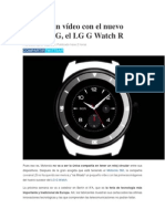Se Filtra Un Vídeo Con El Nuevo Reloj de LG PDF