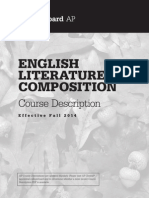 Ap English Literature and Composition Course Description