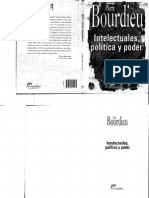 Bourdieu, P Intelectuales Politica y Poder PDF