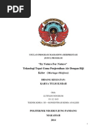 Download BY NATURE FOR NATURE TEKNOLOGI TEPAT GUNA PENJERNIHAN AIR DENGAN BIJI KELOR MORINGA OLEIFERA BY LUTFIANI NINGRUMdocx by Lutfiani Ningrum SN237632870 doc pdf