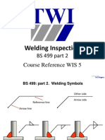 Welding Inspection: BS 499 Part 2 Course Reference WIS 5