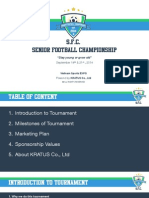 Sample Proposal For Sport Event