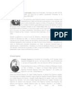 Presidentes de El Salvador 1900 A 2013 PDF