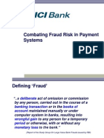 Combating Fraud Risk in Payment Systems