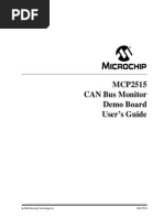 MCP2515 Can Bus Monitor Demo Board