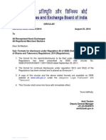 Formats For Disclosure Under Regulation 30 of SEBI (Substantial Acquisition of Shares and Takeovers) Regulations, 2011 (Regulations) .