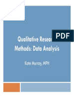 Qualitative Methods Workshop - Murray