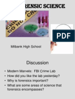 Forensic Science: Milbank High School