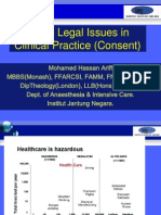 Legal (Consent) Issues in Clinical Practice 