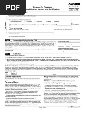 IRS Form W-9