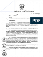 RM_192_2012MIDIS Lineamientos Para El Seg. y La Evaluaci%F3n