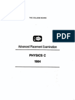 1984 Physics C Ap Exam