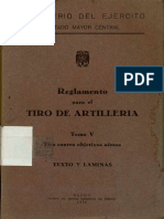 Reglamento para El Tiro de Artilleria - t5 - Contra Objetivos Aereos - 1956 - Bibliotecavirtual Andalucia