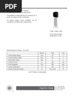 Silicon NPN Epitaxial Planar Transistor (Complement To Type Silicon NPN Epitaxial Planar Transistor (Complement To Type