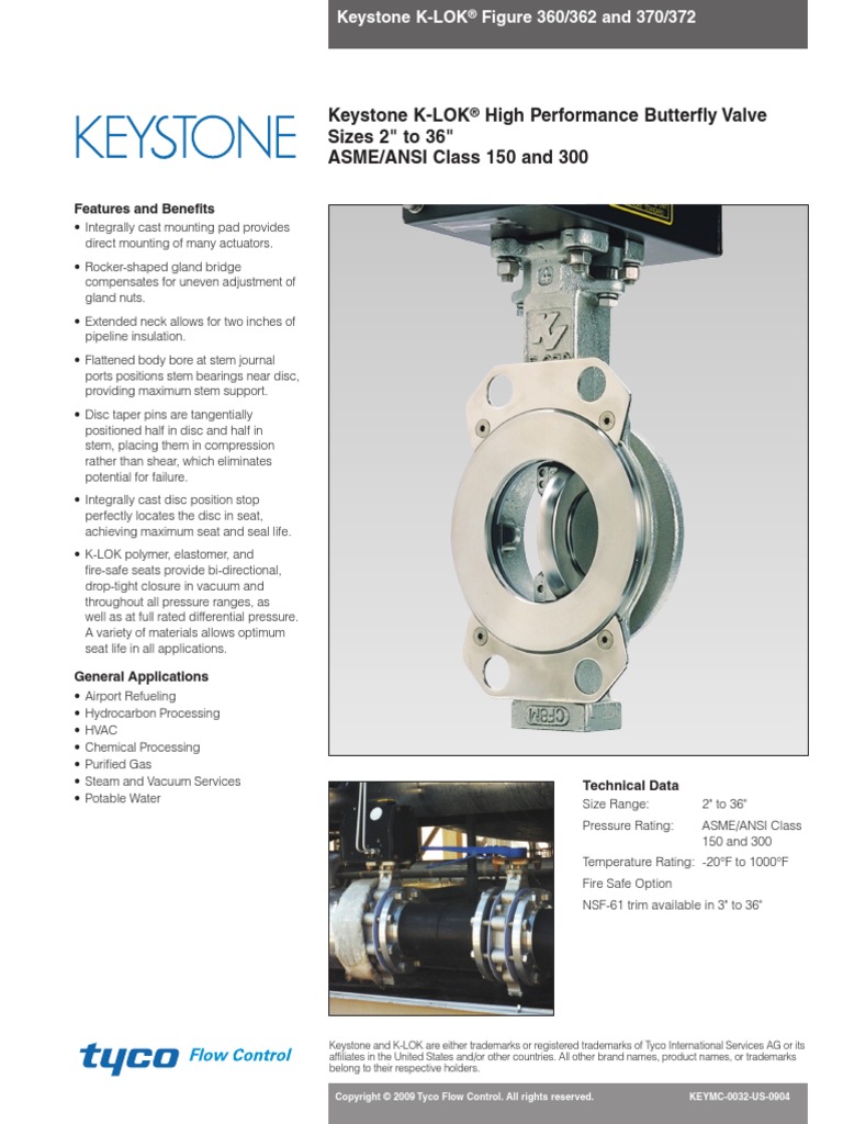 KEYSTONE BUTTERFLY.pdf Valve Stainless Steel