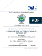 Incremento productividad túneles IQF Procesadora Río Nuevo