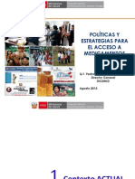 Políticas y Estrategias para el acceso a medicamentos_DIGEMID 27 ago 13.pdf