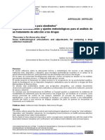 "La Recuperación Es para Obedientes" Algunas Articulaciones y Ajustes Metodológicos para El Análisis de Un Tratamiento de Adicción A Las Drogas