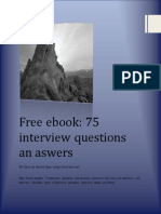 75 Interview Questions and Answers Free eBook 1.0 by 4career.net