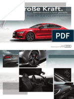 Audi A7 TDI S Line Competition Catalogue (DE)