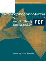 Sperber Ed Metarepresentations A Multidisciplinary Perspective