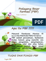 Pedagang Besar Farmasi (PBF) Power Point