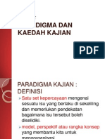 Paradigma Dan Kaedah Kajian-1