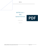 SEZOnline SOFTEX Form XML Upload Interface V1 2