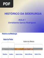 Histórico Da Siderurgia - Aula1