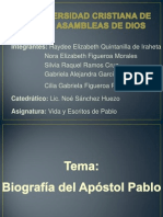 Biografía Del Apóstol Pablo