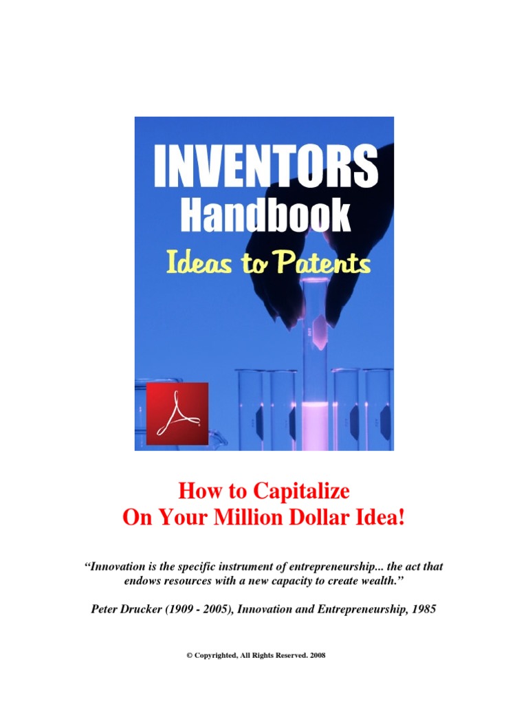 Invetors Handbook 1 | PDF | Patent | Invention