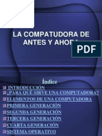 La Computadora Antes y Despues