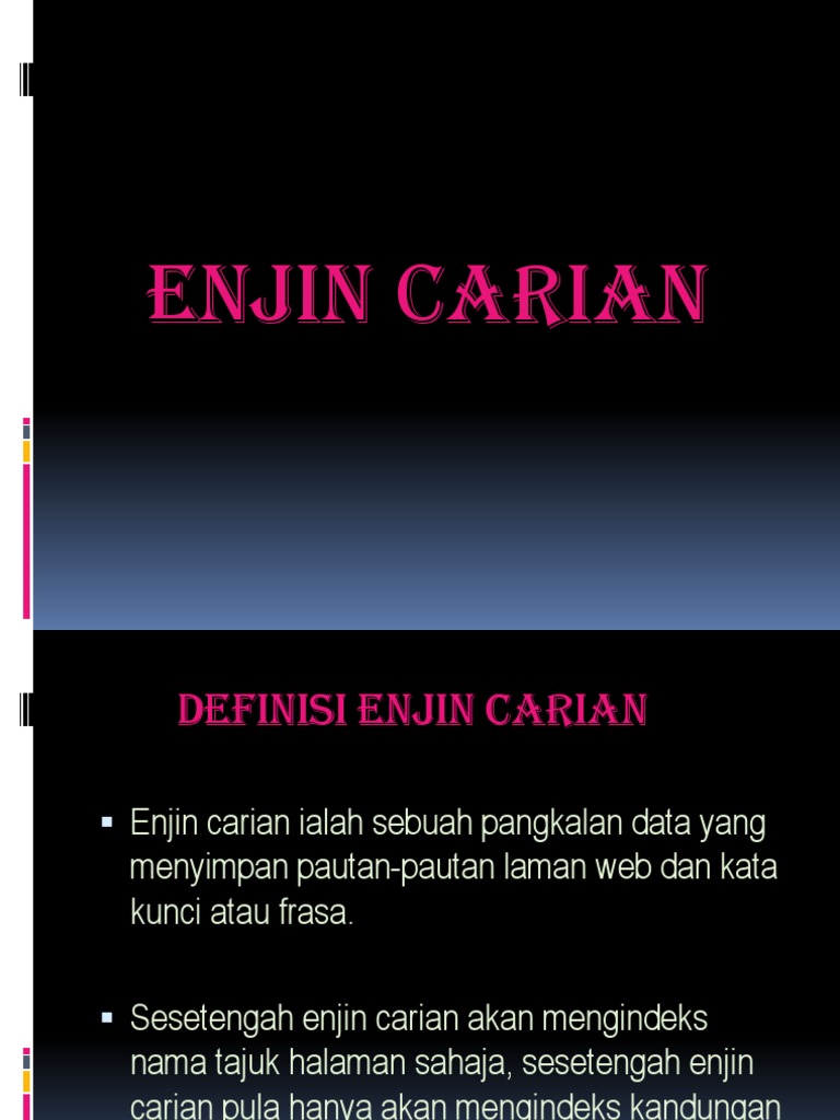 Faktor-faktor yang Mempengaruhi Pemilihan Enjin Carian oleh Pengguna