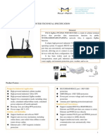 F8434 Zigbee+Wcdma Wifi Router Technical Specification